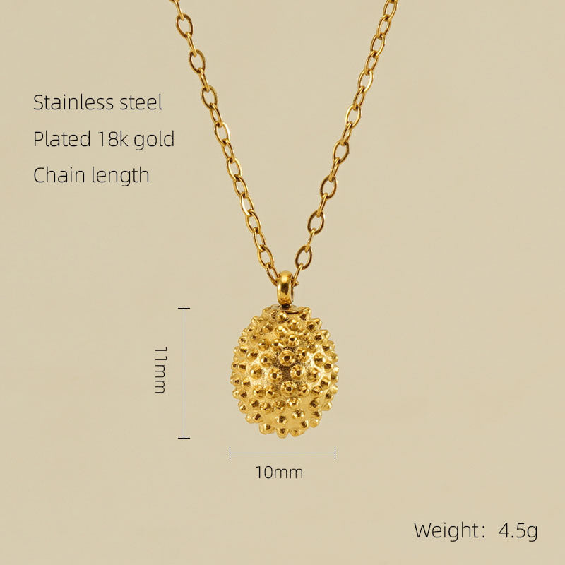 Wholesale Personalized Rose Titanium Steel Clavicle Necklace